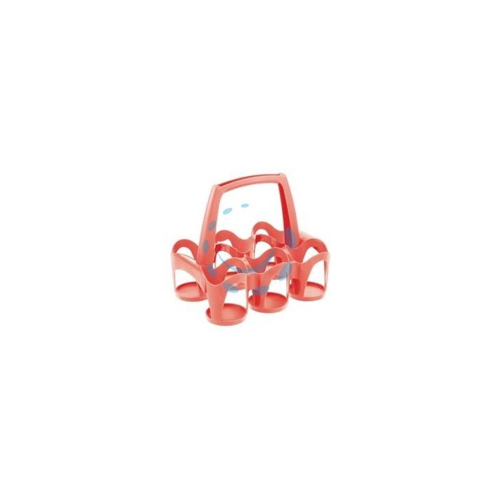 PORTABOTTIGLIE DRINKY PER 6 BOTTIGLIE LT.1 O LT.1,5 - cm.35,3x26,8x30,5h.