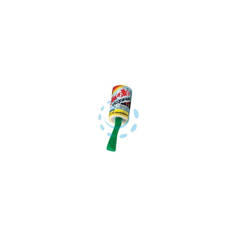 SPAZZOLA PULIRELLA RISPARMIO - 10 mt carta crespata adesiva