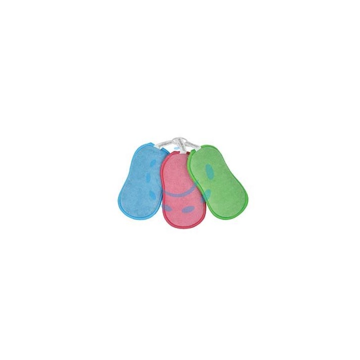 SET 3 SPUGNE MICROFIBRA MULTIUSO - cm.24x10 (15077)