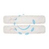 RICAMBIO FRANGIA COTONE PER SCOPA A FORBICE PZ.2 - cm.105x20 (18014)