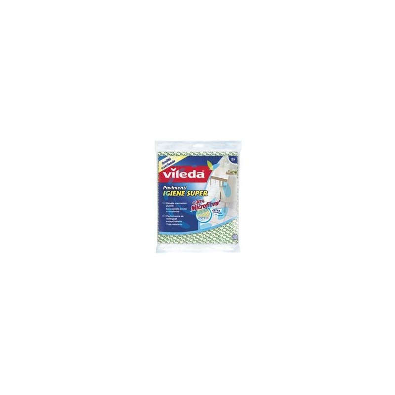 VILEDA PANNO PAVIMENTI IGIENE SUPER PZ.3 CM.50X45 