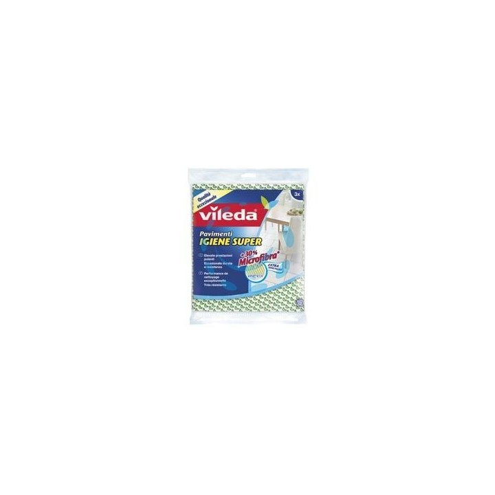VILEDA PANNO PAVIMENTI IGIENE SUPER PZ.3 CM.50X45 