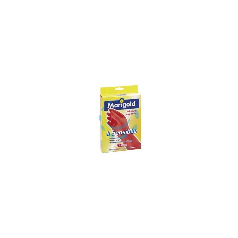 GUANTI DOMESTICI SENSIBILI MARIGOLD - misura 7,5