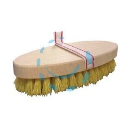 SPAZZOLA OVALE SETOLE IN POLIPROPILENE CON LACCIO - mm.175x75x50h. 