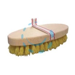 SPAZZOLA OVALE SETOLE IN POLIPROPILENE CON LACCIO - mm.175x75x50h. 