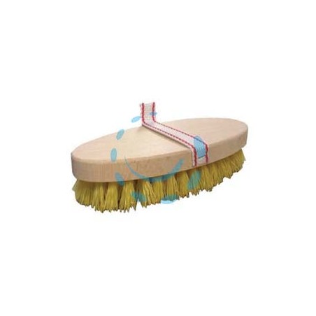 SPAZZOLA OVALE SETOLE IN POLIPROPILENE CON LACCIO - mm.175x75x50h. 