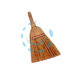 SCOPETTA PIATTINA DI SAGGINA CON MANICHETTO - cm.15x4x35h.