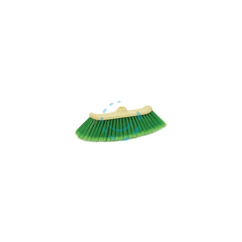 SCOPA DOMESTICA PAVONE IN PLASTICA - cm.36x10x12h.