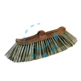 SCOPA DOMESTICA PAVONE IN LEGNO - cm.34x8x12h.