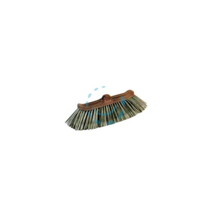 SCOPA DOMESTICA PAVONE IN LEGNO - cm.34x8x12h.