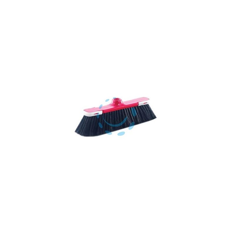 SCOPA DOMESTICA KLENIA CON GOMMA ANTIURTO - cm.30x9x10h.
