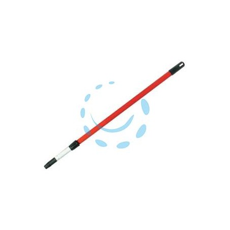 ASTA TELESCOPICA IN METALLO PLASTIFICATO CON VITE MT.1,50 PER SCOPE - da cm.76,5 a mt.1,5