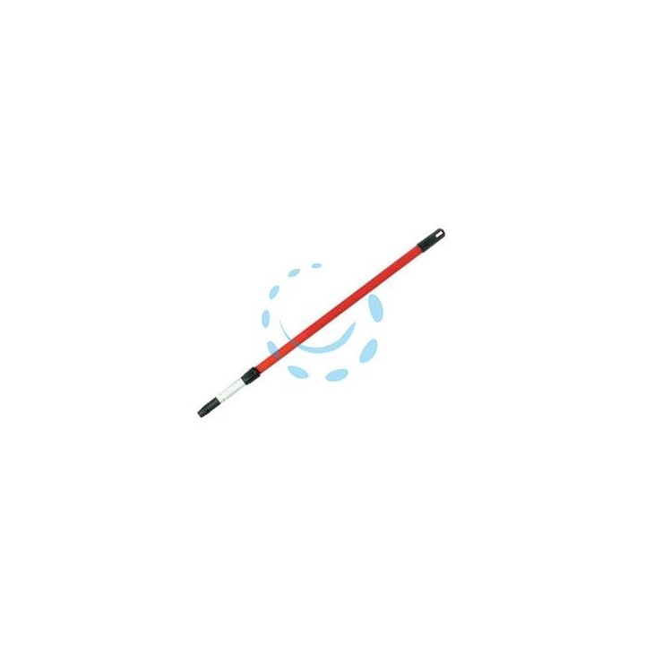 ASTA TELESCOPICA IN METALLO PLASTIFICATO CON VITE MT.1,50 PER SCOPE - da cm.76,5 a mt.1,5