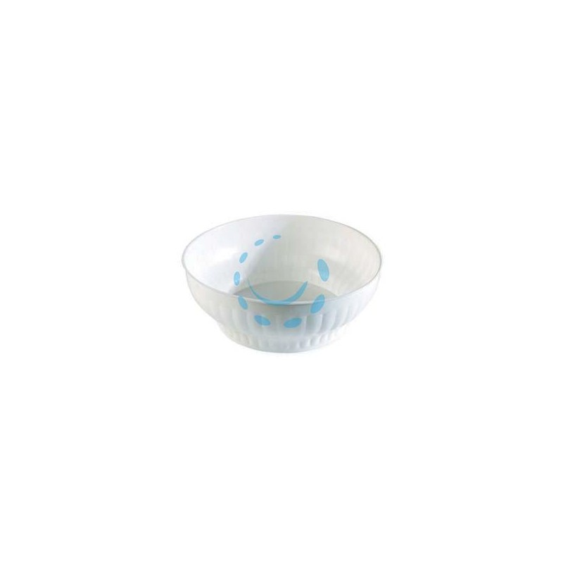 INSALATIERA COSTOLATA IN PLASTICA BIANCA - ø cm.30