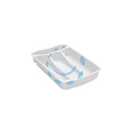 PORTAPOSATE 4 POSTI LINEA PRIMAVERA IN POLIPROPILENE COLORE BIANCO - cm.18x31x4,5h.