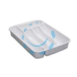 PORTAPOSATE 5 POSTI LINEA PRIMAVERA IN POLIPROPILENE COLORE BIANCO - cm.25x34x5h.