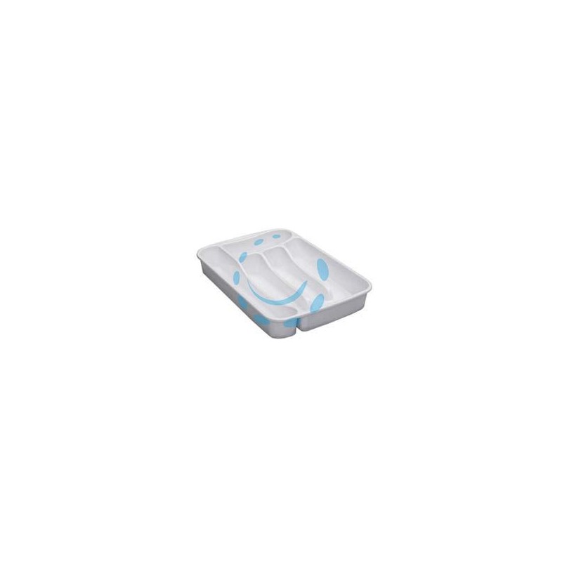 PORTAPOSATE 5 POSTI LINEA PRIMAVERA IN POLIPROPILENE COLORE BIANCO - cm.25x34x5h.