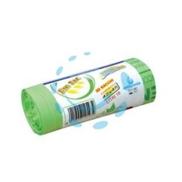 SACCO PATTUMIERA BIODEGRADABILE E COMPOSTABILE - cm.42x45, rotolo pz.20