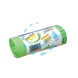 SACCO PATTUMIERA BIODEGRADABILE E COMPOSTABILE - cm.42x45, rotolo pz.20