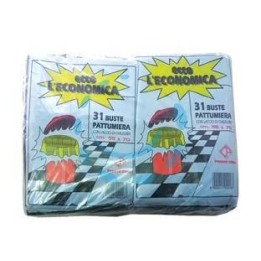 SACCO PATTUMIERA "ECCO L'ECONOMICA" NERO PZ.31 - cm.55x70 gr.400