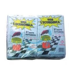 SACCO PATTUMIERA "ECCO L'ECONOMICA" NERO PZ.31 - cm.55x70 gr.400