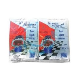 SACCO PATTUMIERA "TIPO ANCONA" BIANCO PZ.31 - cm.55x70 gr.420