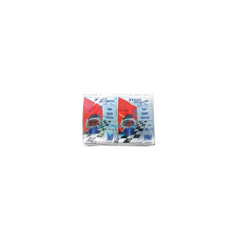SACCO PATTUMIERA "TIPO ANCONA" BIANCO PZ.31 - cm.55x70 gr.420