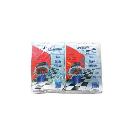 SACCO PATTUMIERA "TIPO ANCONA" BIANCO PZ.31 - cm.55x70 gr.420