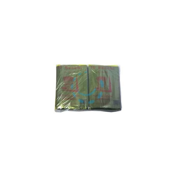 SACCO CONDOMINIALE RINFORZATO NERO PZ.10 - cm.70x110 gr.75