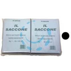 SACCO "IL SACCONE" NERO PZ.10 - cm.80x120 kg.1