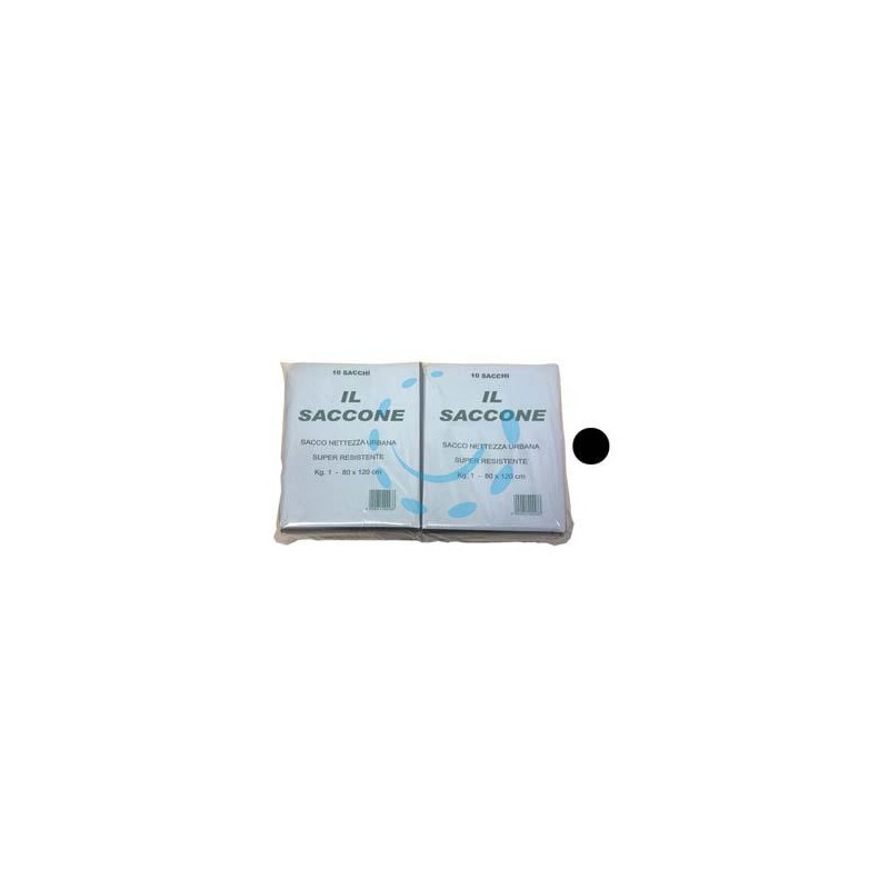 SACCO "IL SACCONE" NERO PZ.10 - cm.80x120 kg.1