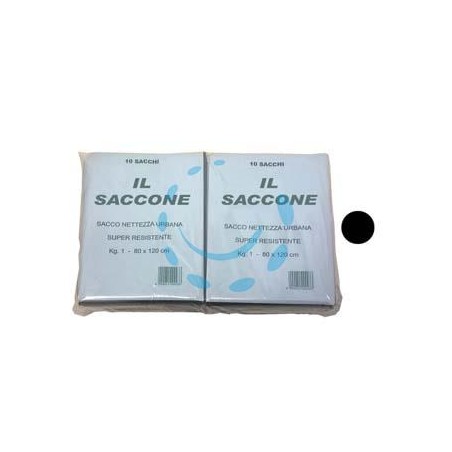 SACCO "IL SACCONE" NERO PZ.10 - cm.80x120 kg.1