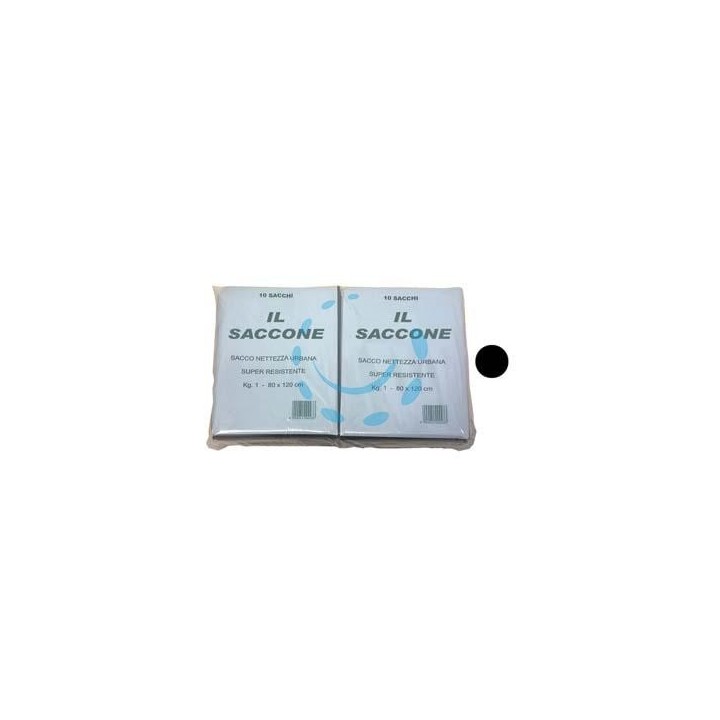 SACCO "IL SACCONE" NERO PZ.10 - cm.80x120 kg.1