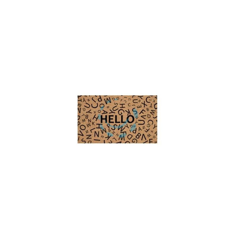 ZERBINO COCCO "HELLO" SPESSORE MM.15 - cm.40x70