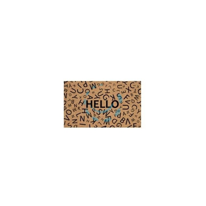 ZERBINO COCCO "HELLO" SPESSORE MM.15 - cm.40x70