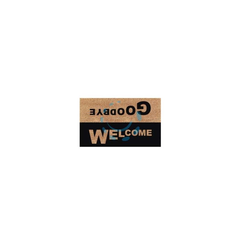 ZERBINO COCCO "WELCOME/GOODBYE" SPESSORE MM.15 - cm.40x70