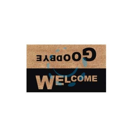 ZERBINO COCCO "WELCOME/GOODBYE" SPESSORE MM.15 - cm.40x70