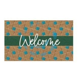 ZERBINO COCCO "WELCOME GREEN" SPESSORE MM.15 - cm.40x70