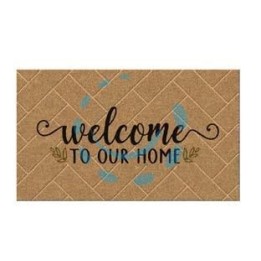 ZERBINO COCCO "WELCOME TO OUR HOME" SPESSORE MM.15 - cm.40x70