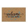ZERBINO COCCO "WELCOME TO OUR HOME" SPESSORE MM.15 - cm.40x70