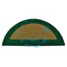ZERBINO ECOCO SEMICERCHIO CM.40X80 VERDE SPESSORE MM.18 - cm.40x80, spessore mm.18