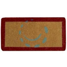 ZERBINO IMPERIALE A FASCIA ROSSO SPESSORE MM.38 - cm.35x70, spessore mm.38