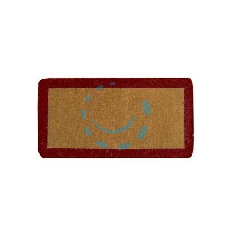 ZERBINO IMPERIALE A FASCIA ROSSO SPESSORE MM.38 - cm.45x90, spessore mm.38