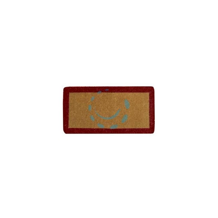 ZERBINO IMPERIALE A FASCIA ROSSO SPESSORE MM.38 - cm.50x100, spessore mm.38