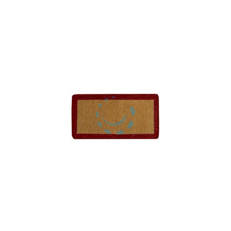 ZERBINO IMPERIALE A FASCIA ROSSO SPESSORE MM.38 - cm.60x120, spessore mm.38