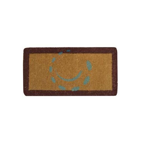 ZERBINO IMPERIALE A FASCIA MARRONE SPESSORE MM.38 - cm.50x100, spessore mm.38