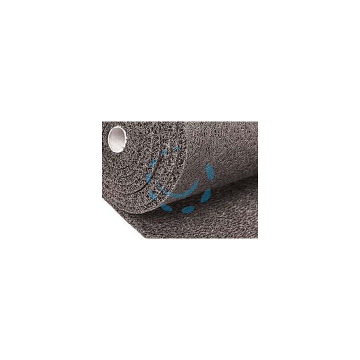 ZERBINO ENTRY IN ROTOLO COLORE GRIGIO SPESSORE MM.15 - cm.120h, spessore mm.15, rotolo da mt.6