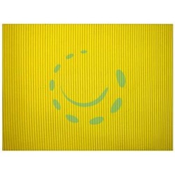 TAPPETINO ANTISCIVOLO - cm.65h. in rotoli da mt.15 colore giallo