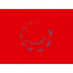 PLASTICA ADESIVA ROSSO LUCIDO (288-1274) - cm.45h. in rotoli da mt.15