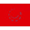 PLASTICA ADESIVA ROSSO LUCIDO (288-1274) - cm.45h. in rotoli da mt.15